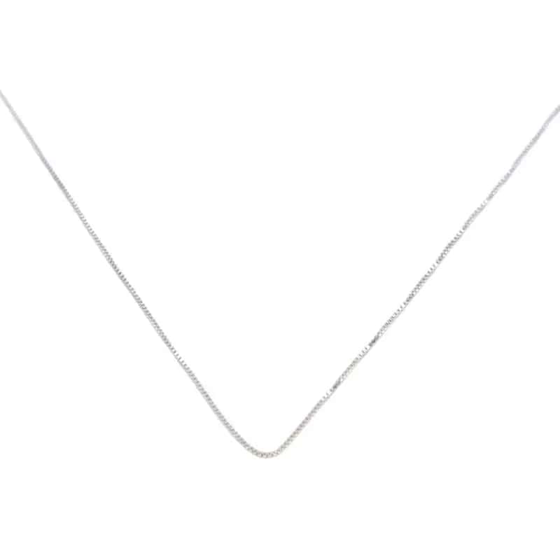 Cadena veneciana fina de plata (40 cm)
